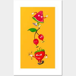 Summer fruits Posters and Art